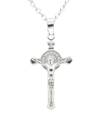 Collar Zvezda de plata .925 diseño de Cruz M
