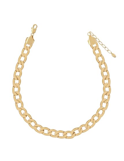 Cadena de mujer, Chapa de Oro 18K Zvezda Barbada 12mm