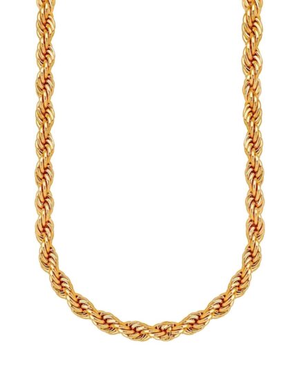 Cadena de mujer, Chapa de Oro 18K Zvezda torzal 7mm