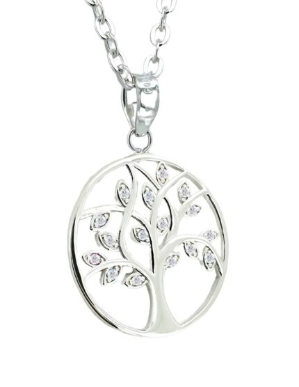 Collar de Mujer Plata .925 Árbol de la vida Zvezda